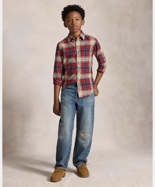 POLO RALPH LAUREN / ポロ ラルフ ローレン シャツ・ブラウス | (ボーイズ 8才~20才)チェック コットン オックスフォード シャツ | 詳細1