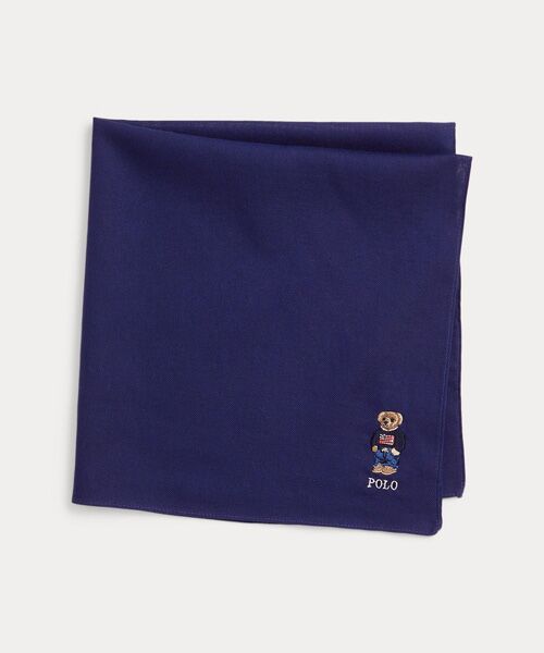 POLO RALPH LAUREN / ポロ ラルフ ローレン ハンカチ | Polo ベア コットン ハンカチーフ | 詳細1
