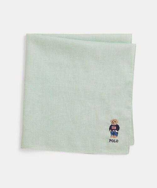 POLO RALPH LAUREN / ポロ ラルフ ローレン ハンカチ | Polo ベア コットン ハンカチーフ | 詳細1