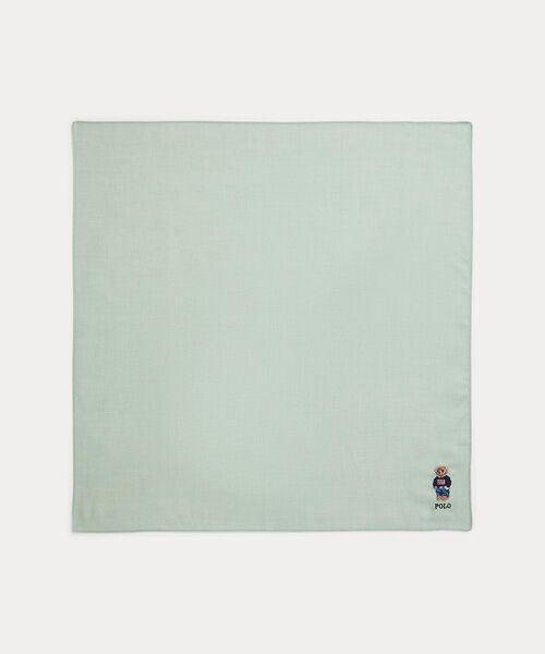 POLO RALPH LAUREN / ポロ ラルフ ローレン ハンカチ | Polo ベア コットン ハンカチーフ（300グリーン）