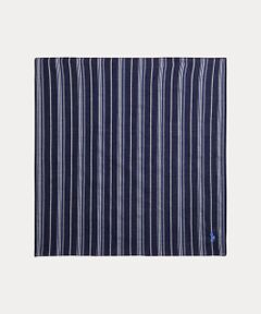 POLO RALPH LAUREN / ポロ ラルフ ローレン ハンカチ | ストライプド コットン ハンカチーフ