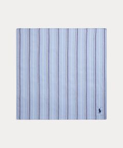 POLO RALPH LAUREN / ポロ ラルフ ローレン ハンカチ | ストライプド コットン ハンカチーフ