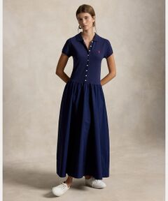 POLO RALPH LAUREN / ポロ ラルフ ローレン ロング・マキシ丈ワンピース | ハイブリッド メッシュ ポロボディス ドレス