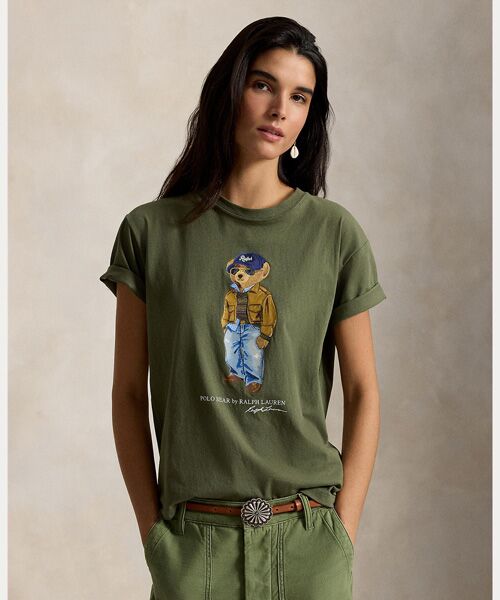 POLO RALPH LAUREN / ポロ ラルフ ローレン Tシャツ | Polo ベア コットン ジャージー Tシャツ | 詳細5