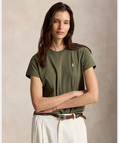 POLO RALPH LAUREN / ポロ ラルフ ローレン Tシャツ | クラシック フィット コットン ジャージー クルーネック Tシャツ（300グリーン）