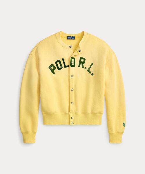 POLO RALPH LAUREN / ポロ ラルフ ローレン カーディガン・ボレロ | ロゴ フリース スナップド カーディガン | 詳細1