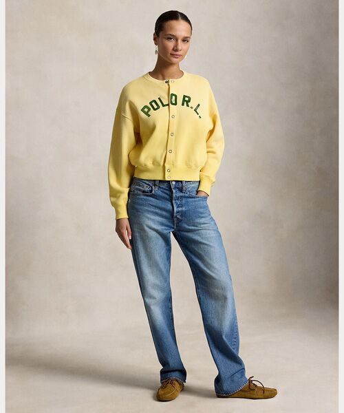 POLO RALPH LAUREN / ポロ ラルフ ローレン カーディガン・ボレロ | ロゴ フリース スナップド カーディガン | 詳細2