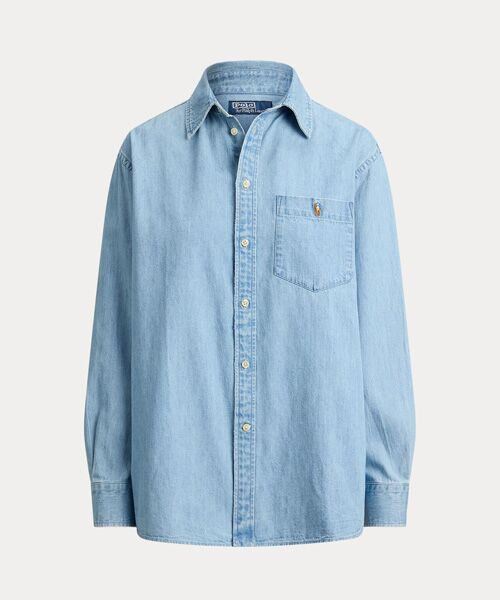 POLO RALPH LAUREN / ポロ ラルフ ローレン シャツ・ブラウス | ビッグ デニム シャツ | 詳細1