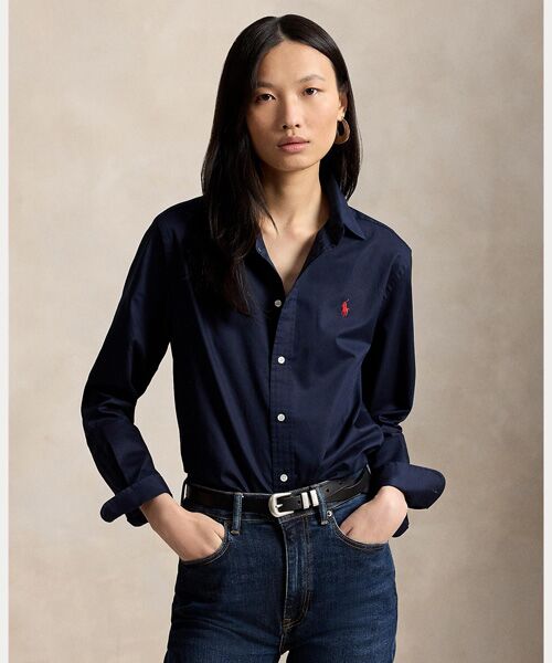 POLO RALPH LAUREN / ポロ ラルフ ローレン シャツ・ブラウス | クラシック フィット コットン ツイル シャツ（400ブルー）