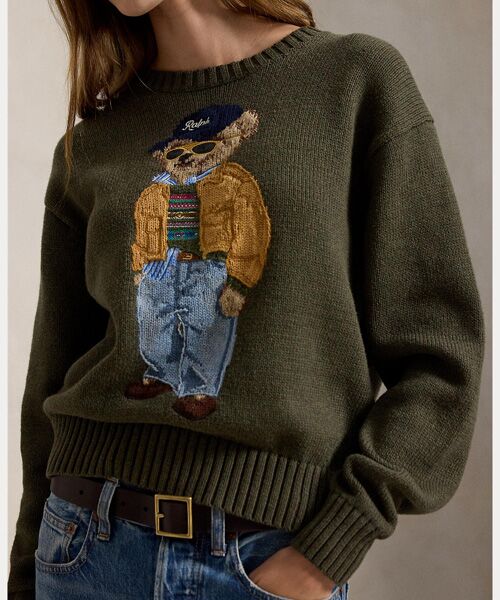 POLO RALPH LAUREN / ポロ ラルフ ローレン ニット・セーター | Polo ベア コットン クルーネック セーター | 詳細4