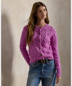 POLO RALPH LAUREN / ポロ ラルフ ローレン カーディガン・ボレロ | ケーブルニット ウールカシミヤ カーディガン