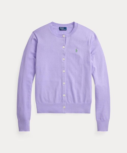 POLO RALPH LAUREN / ポロ ラルフ ローレン カーディガン・ボレロ | コットン クルーネック カーディガン | 詳細1