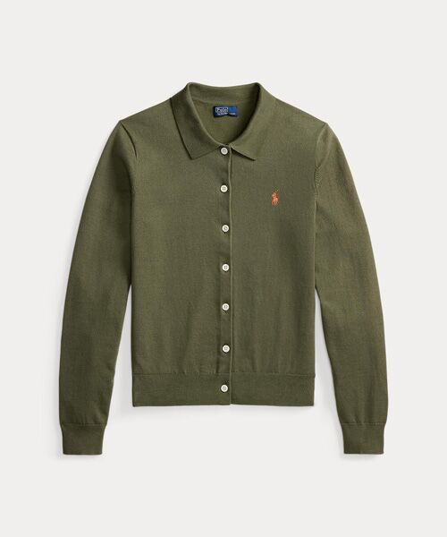 POLO RALPH LAUREN / ポロ ラルフ ローレン カーディガン・ボレロ | ポロカラー ボタンド カーディガン | 詳細1