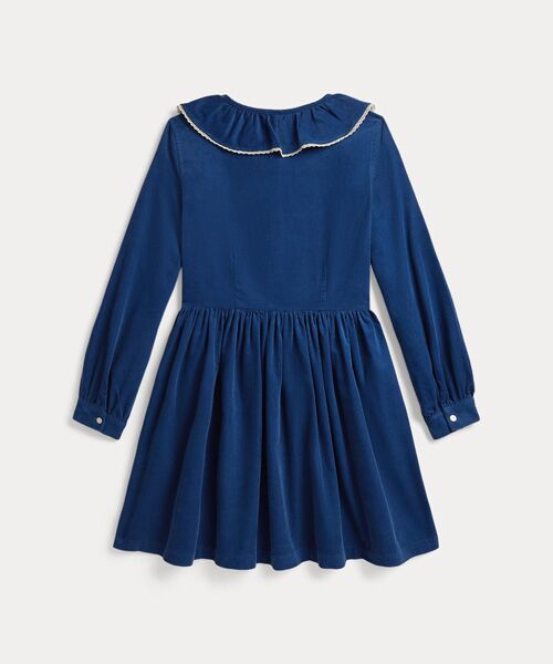 POLO RALPH LAUREN / ポロ ラルフ ローレン ミニ丈・ひざ丈ワンピース | (ガールズ 7才～16才)コットン コーデュロイ シャツドレス | 詳細1