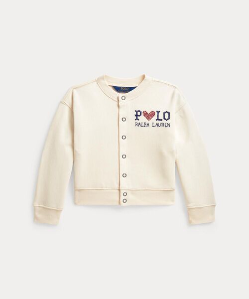 POLO RALPH LAUREN / ポロ ラルフ ローレン カーディガン・ボレロ | (ガールズ 2才～6才)ロゴ フリース カーディガン | 詳細1