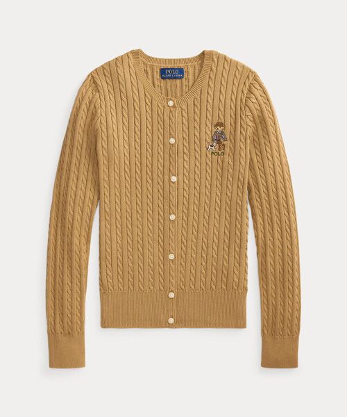 POLO RALPH LAUREN / ポロ ラルフ ローレン カーディガン・ボレロ | (ガールズ 7才～16才)Polo ベア ミニケーブル コットン カーディガン | 詳細1