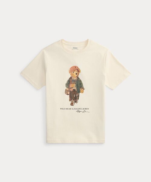 POLO RALPH LAUREN / ポロ ラルフ ローレン Tシャツ | (ボーイズ 8才～20才)Polo ベア コットン ジャージー Tシャツ（101ナチュラル）