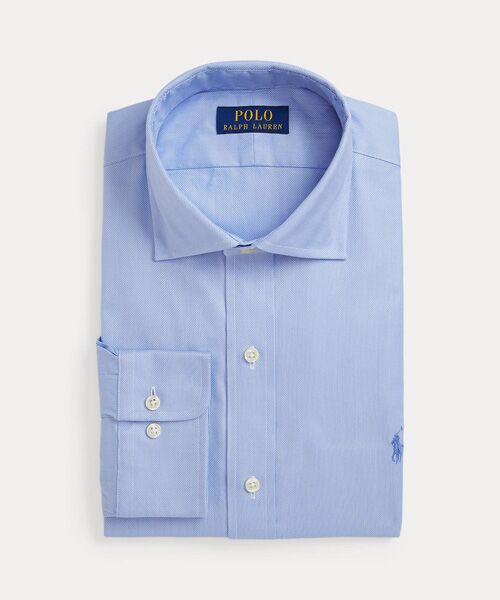 POLO RALPH LAUREN / ポロ ラルフ ローレン シャツ・ブラウス | クラシック フィット テクスチャード シャツ（400ブルー）