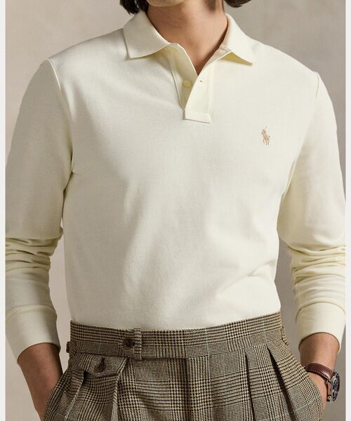 POLO RALPH LAUREN / ポロ ラルフ ローレン パーカー | カスタム スリム ロングスリーブ ポロシャツ | 詳細4
