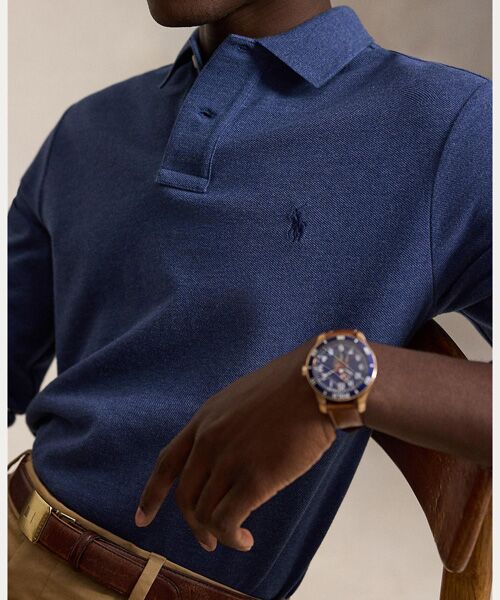 POLO RALPH LAUREN / ポロ ラルフ ローレン ポロシャツ | カスタム スリム ロングスリーブ ポロシャツ | 詳細4