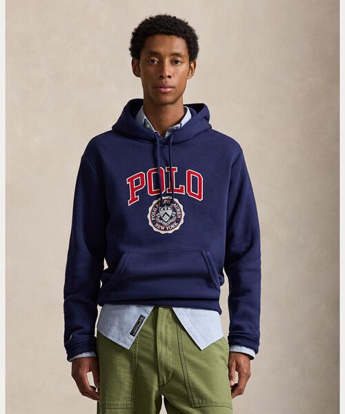 POLO RALPH LAUREN / ポロ ラルフ ローレン パーカー | ロゴ フリース フーディ（410ネイビー）