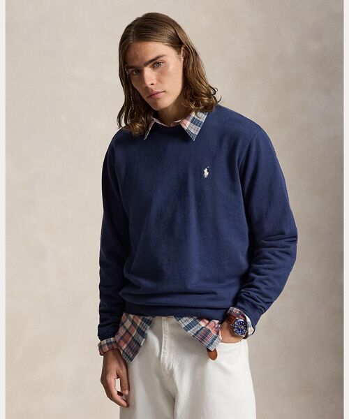 POLO RALPH LAUREN / ポロ ラルフ ローレン スウェット | ループバック フリース スウェットシャツ（410ネイビー）