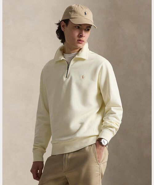 POLO RALPH LAUREN / ポロ ラルフ ローレン スウェット | ループバック フリース カラード スウェットシャツ（101ナチュラル）