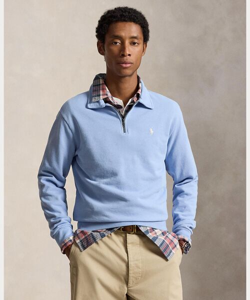 POLO RALPH LAUREN / ポロ ラルフ ローレン スウェット | ループバック フリース カラード スウェットシャツ（400ブルー）