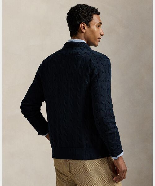 POLO RALPH LAUREN / ポロ ラルフ ローレン カーディガン・ボレロ | ケーブルニット コットン カーディガン | 詳細3