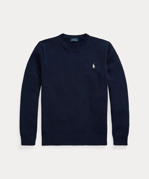 POLO RALPH LAUREN / ポロ ラルフ ローレン ニット・セーター | コットン クルーネック セーター | 詳細1