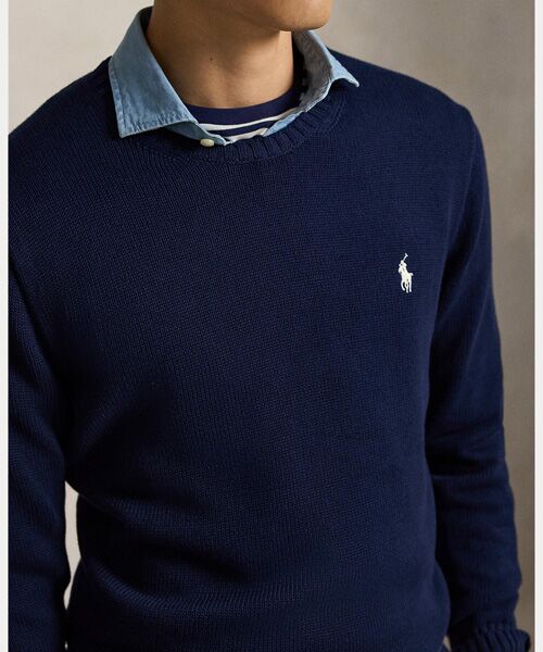 POLO RALPH LAUREN / ポロ ラルフ ローレン ニット・セーター | コットン クルーネック セーター | 詳細4