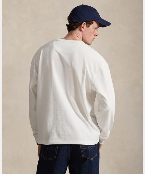 POLO RALPH LAUREN / ポロ ラルフ ローレン Tシャツ | リラックス フィット ジャージー ロングスリーブ Tシャツ | 詳細3