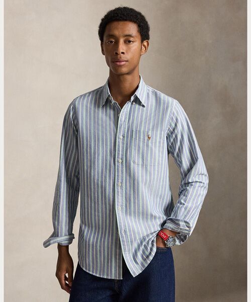 POLO RALPH LAUREN / ポロ ラルフ ローレン シャツ・ブラウス | クラシック フィット ストライプド オックスフォード シャツ（410ネイビー）