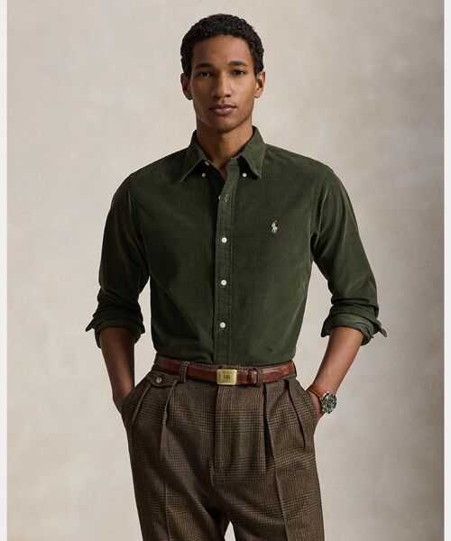 POLO RALPH LAUREN / ポロ ラルフ ローレン シャツ・ブラウス | クラシック フィット コーデュロイ シャツ（301グリーン）