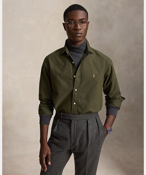 POLO RALPH LAUREN / ポロ ラルフ ローレン シャツ・ブラウス | クラシック フィット ガーメントダイド オックスフォード シャツ（301グリーン）
