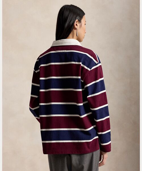 POLO RALPH LAUREN / ポロ ラルフ ローレン カットソー | オーバーサイズ コットン ラグビー シャツ | 詳細3