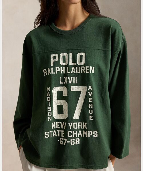 POLO RALPH LAUREN / ポロ ラルフ ローレン スウェット | グラフィック ロゴ コットン ジャージー クルーネック | 詳細4