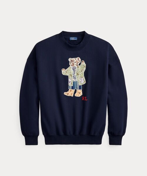 POLO RALPH LAUREN / ポロ ラルフ ローレン スウェット | パッチワーク Polo ベア フリース クルーネック | 詳細1