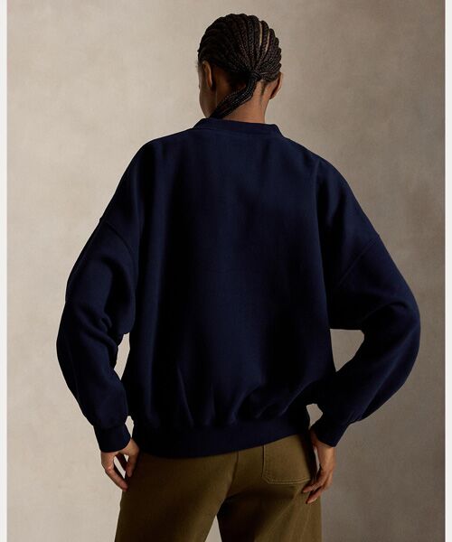 POLO RALPH LAUREN / ポロ ラルフ ローレン スウェット | パッチワーク Polo ベア フリース クルーネック | 詳細3