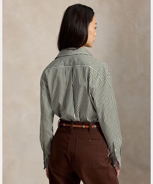 POLO RALPH LAUREN / ポロ ラルフ ローレン シャツ・ブラウス | リラックス フィット ストライプド コットン シャツ | 詳細3
