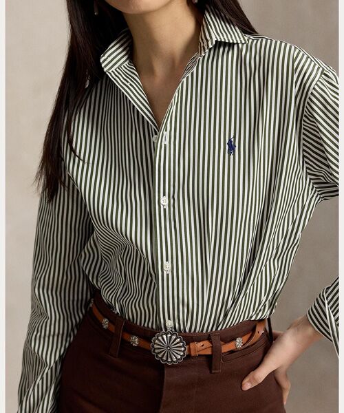 POLO RALPH LAUREN / ポロ ラルフ ローレン シャツ・ブラウス | リラックス フィット ストライプド コットン シャツ | 詳細5