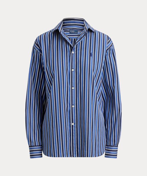 POLO RALPH LAUREN / ポロ ラルフ ローレン シャツ・ブラウス | リラックス フィット ストライプド コットン シャツ | 詳細1
