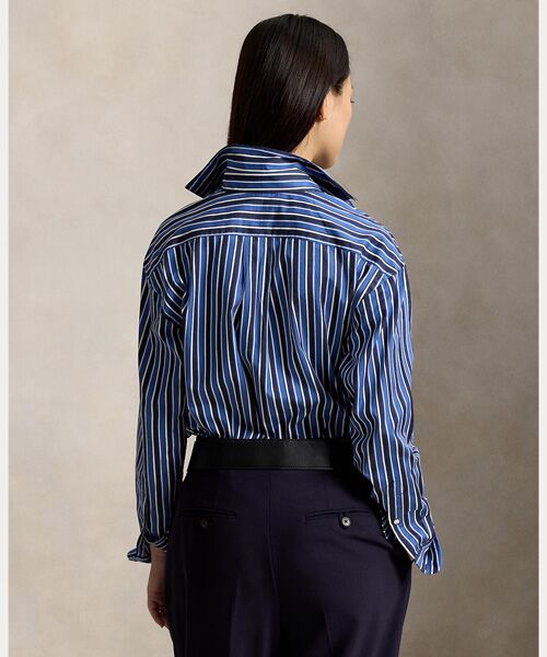 POLO RALPH LAUREN / ポロ ラルフ ローレン シャツ・ブラウス | リラックス フィット ストライプド コットン シャツ | 詳細3