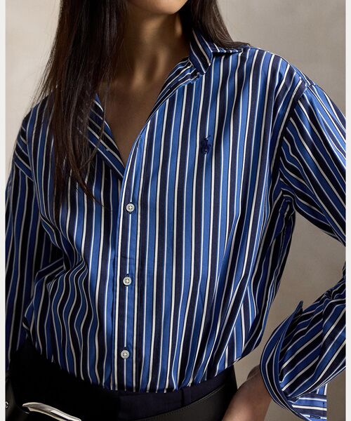 POLO RALPH LAUREN / ポロ ラルフ ローレン シャツ・ブラウス | リラックス フィット ストライプド コットン シャツ | 詳細4