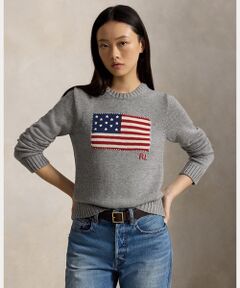 POLO RALPH LAUREN / ポロ ラルフ ローレン ニット・セーター | フラッグ コットン クルーネック セーター