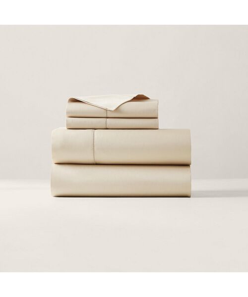 RALPH LAUREN HOME / ラルフ ローレン ホーム インテリア・インテリア雑貨 | オーガニック コットン サティーン ボックスシーツ/キングサイズ（270ブラウン）