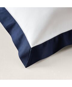 RALPH LAUREN HOME / ラルフ ローレン ホーム インテリア・インテリア雑貨 | オーガニック コットン サティーン ボーダー ユーロ シャム
