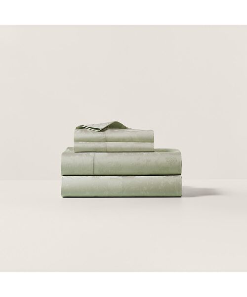 RALPH LAUREN HOME / ラルフ ローレン ホーム その他 | オーガニック コットン Bethany ジャカード ピローケース（300グリーン）