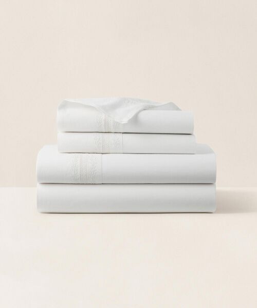 RALPH LAUREN HOME/ラルフ ローレン ホーム MIRIAH ボックスシーツ/ダブルサイズ 100ホワイト FFIT RALPH LAUREN HOME/ラルフ ローレン ホーム MIRIAH ボックスシーツ/ダブルサイズ 100ホワイト FFIT