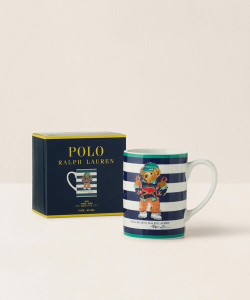 RALPH LAUREN HOME / ラルフ ローレン ホーム グラス・マグカップ | シーサイド Polo ベア マグ | 詳細1